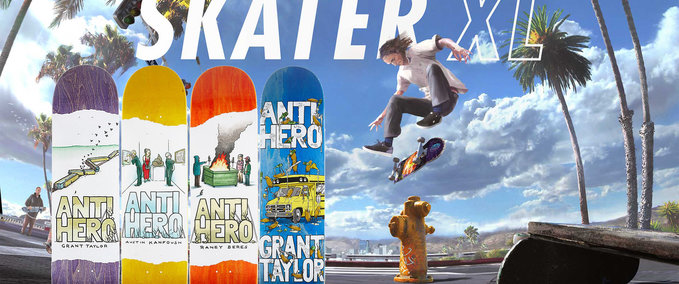 Gear Anti Hero Expression Collection + Grant Taylor Pro Skater XL mod
