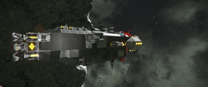 Blueprint Delta utilty ship (interior) Space Engineers mod