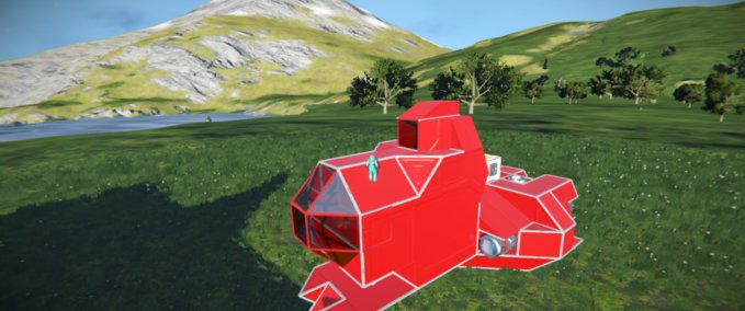 Blueprint Minny red space pod Space Engineers mod