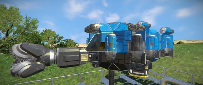 Blueprint Mining ship alpha Space Engineers mod