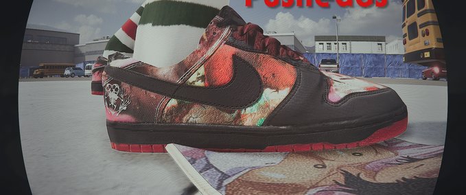 Gear Nike Dunk Low SB 'Pushead' Skater XL mod