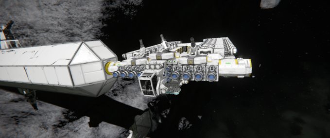 Blueprint ION TRADING HAULER (LARGE) Space Engineers mod