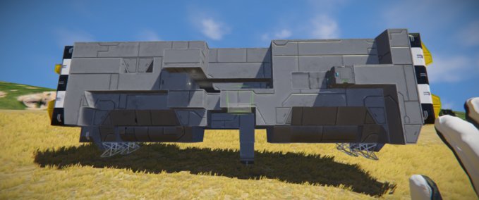 Blueprint Section double pod urgence Space Engineers mod