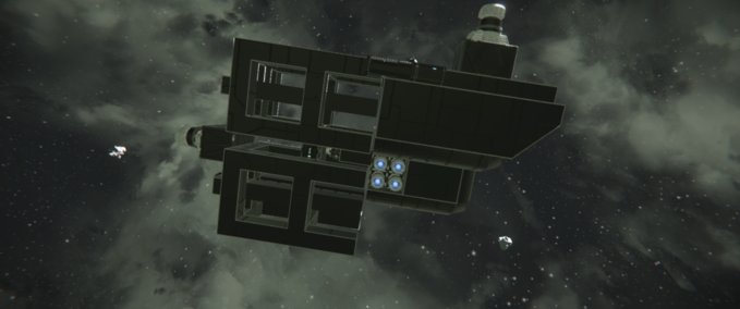 Blueprint Dual rotating cargo gun Space Engineers mod