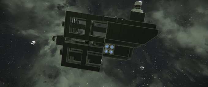 Blueprint Dual rotating cargo gun Space Engineers mod