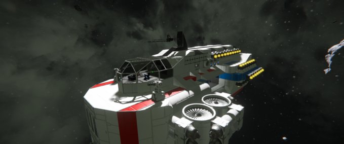 Blueprint Nave de saída do planeta Space Engineers mod