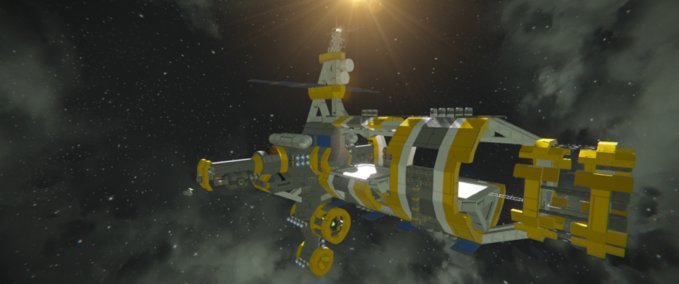 Blueprint Estação de suporte simples Space Engineers mod