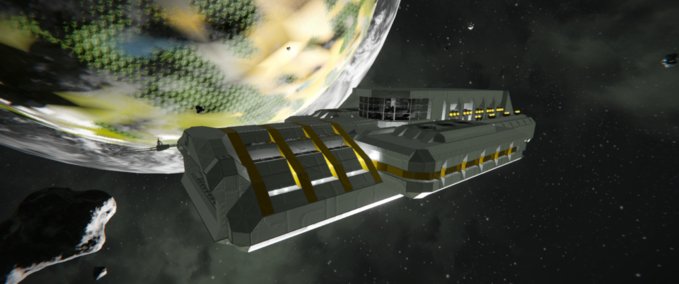 Blueprint Cruzeiro Galatico Space Engineers mod