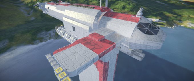 Blueprint Star wars sf-17 starfortressresistance bomber Space Engineers mod