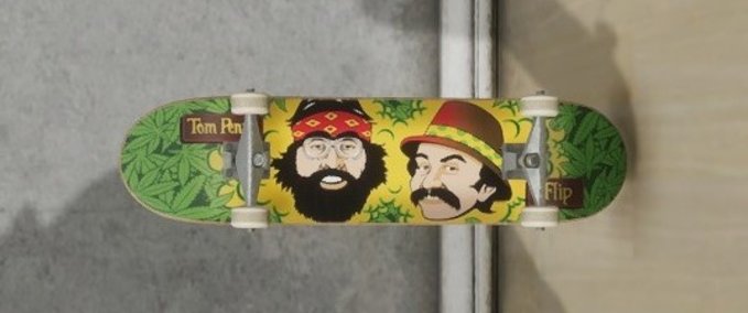 Gear Flip Cheech and Chong Deck Skater XL mod