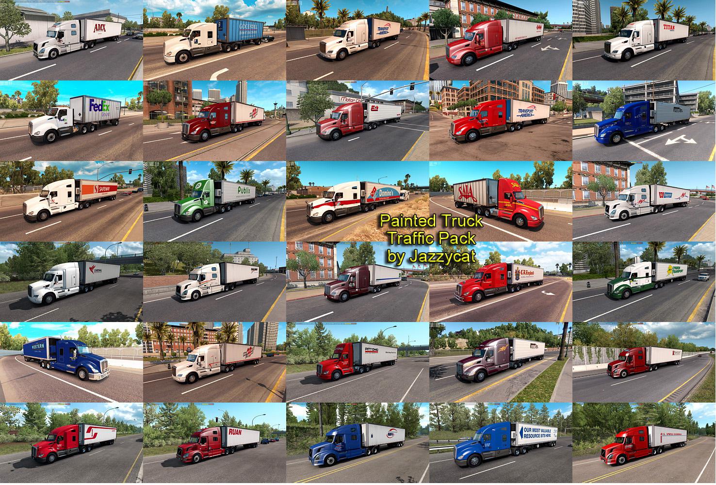 Trucks and Trailers of Companies in Traffic Pack by JC v1.5 1.34.x thumbnail 5