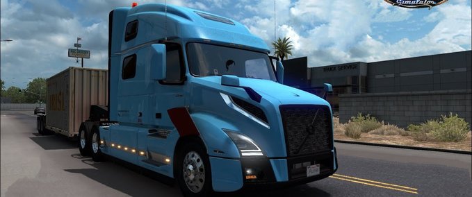 Trucks Neue Sounds für Galimims VOLVO VNL 2019 [1.38.X] American Truck Simulator mod