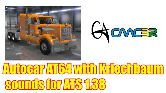 [ATS] Autocar AT64 with Kriechbaum Sounds 1.38.x