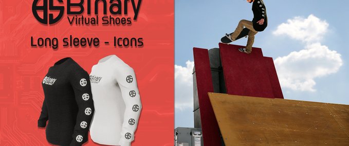 Gear Binary - Long Sleeve Icon Skater XL mod