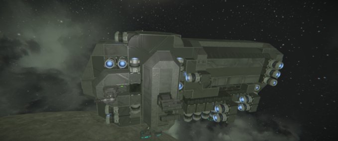 Military cargo ship Mod Image