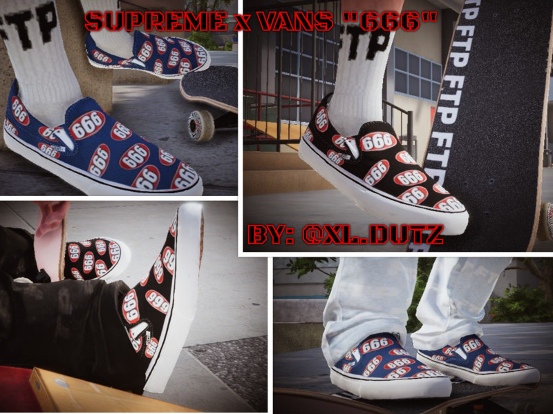 Skater XL: Supreme x Vans \u0026quot;666 