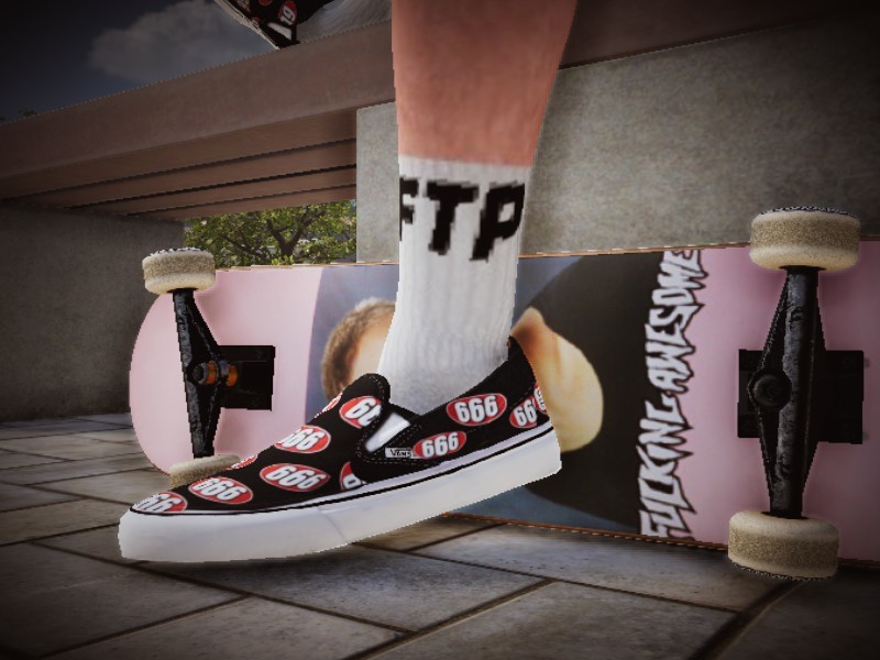 Skater XL: Vans Louis Vuitton Supreme Checker slip ons v 1.0 Gear, Shoes  Mod für Skater XL