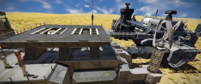 Blueprint Pirate District Headquarters Space Engineers mod