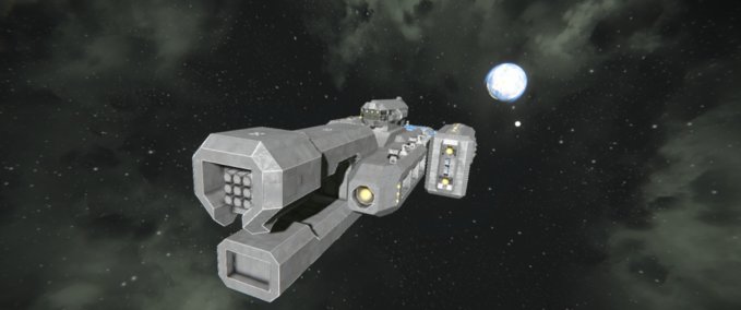 Blueprint Halo UNSC Frigate-Dying Dawn (Redesign) Space Engineers mod