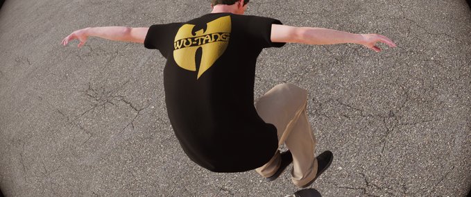 Gear WuTang Shirt Black Skater XL mod