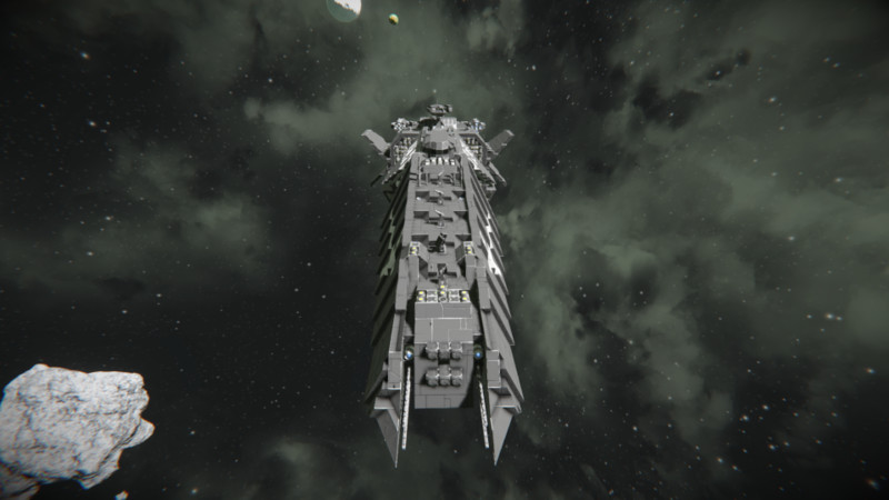 Space Engineers: UNSC INFINITY HALO WARSHIP v 1.0 Blueprint, Ship,  Large_Grid, Safe Mod für Space Engineers