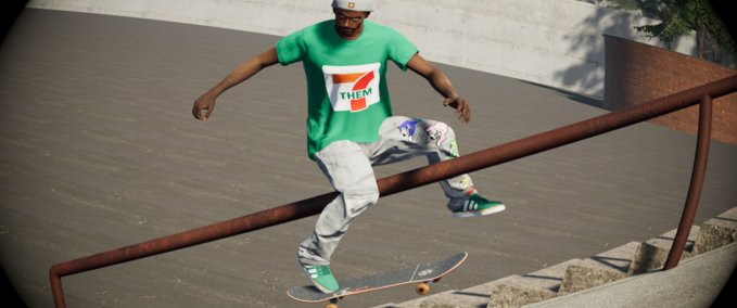 Fakeskate Brand THEM Skateboards Explorifice Design Bundle Skater XL mod