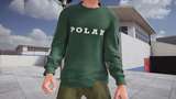 Polar Skate Co Polar Knit Sweater Dark Green Mod Thumbnail