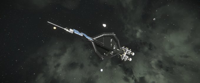 Blueprint A.S.F Research Vessel Space Engineers mod