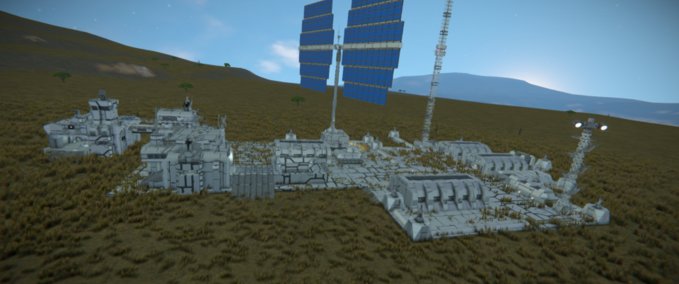 Blueprint (C.C.I.) Landing Base Space Engineers mod