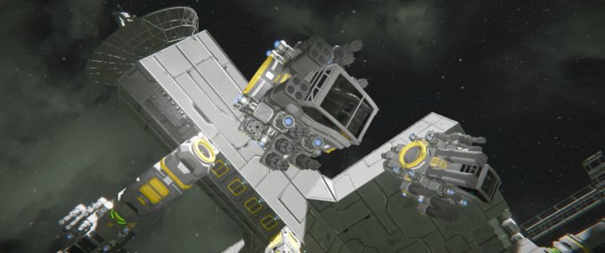 Blueprint Combat pod Space Engineers mod