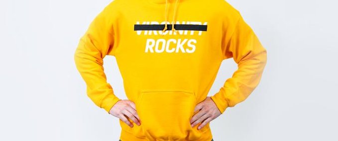 Real Brand Virginity Rocks Approved Gold Hoodie Skater XL mod