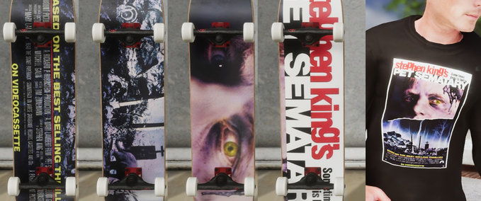 Gear NMNR Pet Sematary Pack Skater XL mod