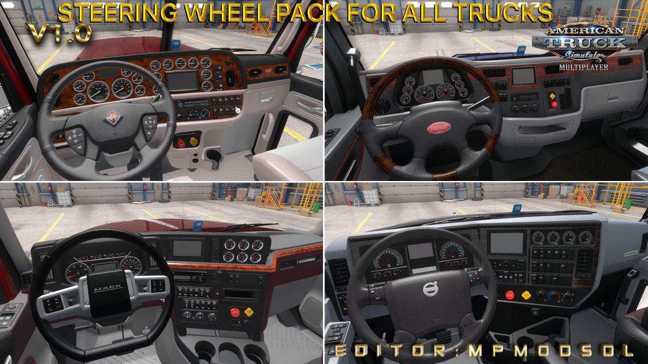[ATS] Steering Wheel Pack for all Trucks v1.0 (MP) 1.37 - 1.38 thumbnail 3