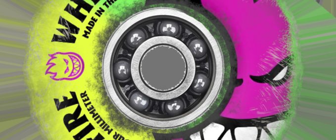 Other Spitfire Wheels Green/Yellow (Used) Skater XL mod