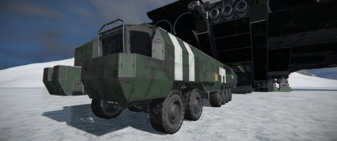 Blueprint Grizzly Troop Transport Space Engineers mod