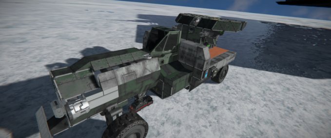 Blueprint Coyote Truck with Drone Space Engineers mod