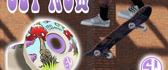 Other Slick Wheels "Mushrooms" Wheel Skater XL mod