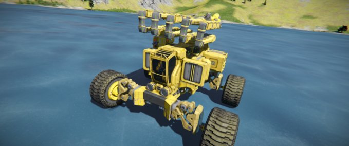 Blueprint Mobile Drill Rig xxx Space Engineers mod