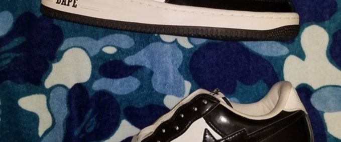 Other Black and White Bapestas Skater XL mod