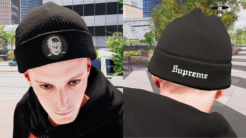 feather skull cap