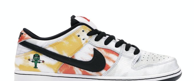 Gear Nike SB Dunk Raygun White Tie-Dye Skater XL mod