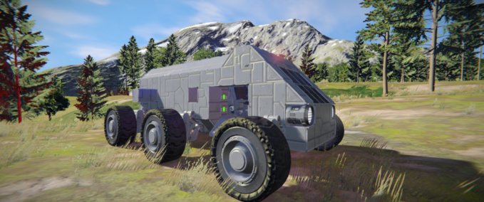 Blueprint Police Rover Space Engineers mod