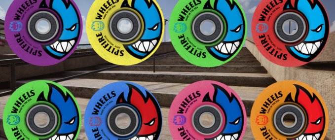 Gear Spitfire Wheels - Bighead Mashups Skater XL mod