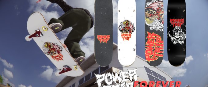 Gear Power Trip FOREVER Board and Grip pack Skater XL mod