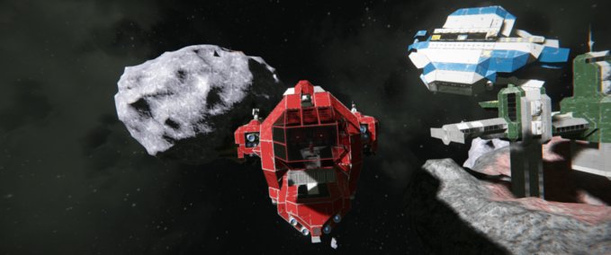 Blueprint Big Red Space Engineers mod