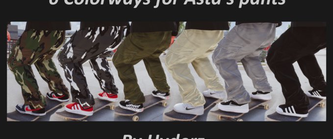 Gear Asta's pants cargo pack Skater XL mod