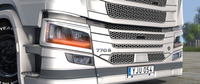 Trucks Scania 770S Motor + Badges [1.38.x] Eurotruck Simulator mod
