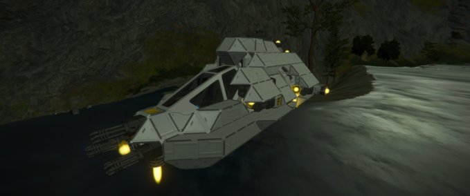 Blueprint Hydro Fighter Space Engineers mod