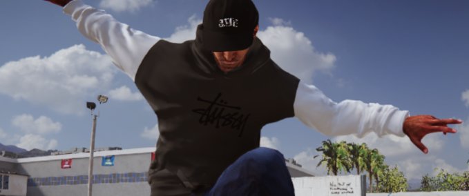 Gear Stussy hoodie Skater XL mod