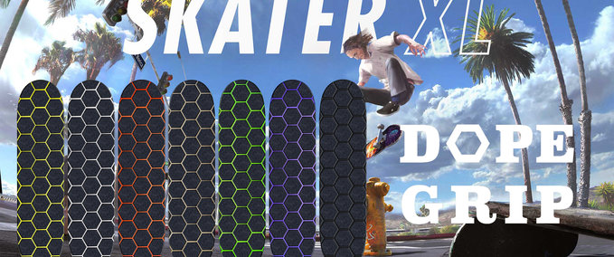 Gear Dope Grip Pro. Longboard Griptapes Skater XL mod